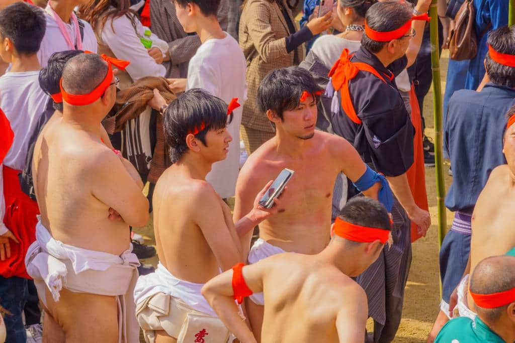 fundoshi loin cloth festival matsuri