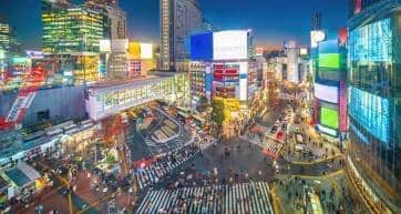 Shibuya skyline